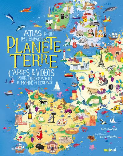 Planète monde ; atlas pour les enfants - flash vidéo