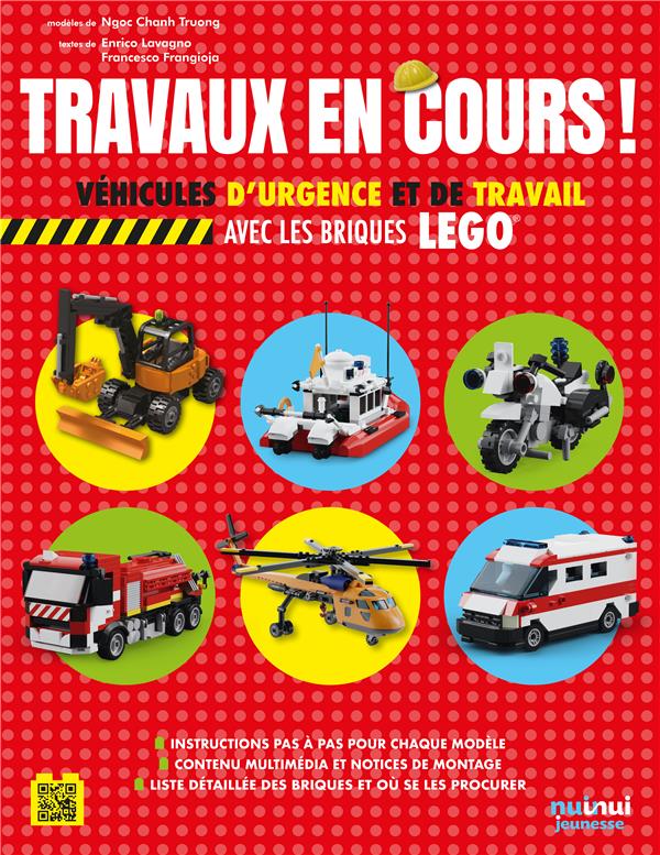 Travaux en cours ! véhicules d'urgence et autres engins en briques LEGO® - flash vidéo