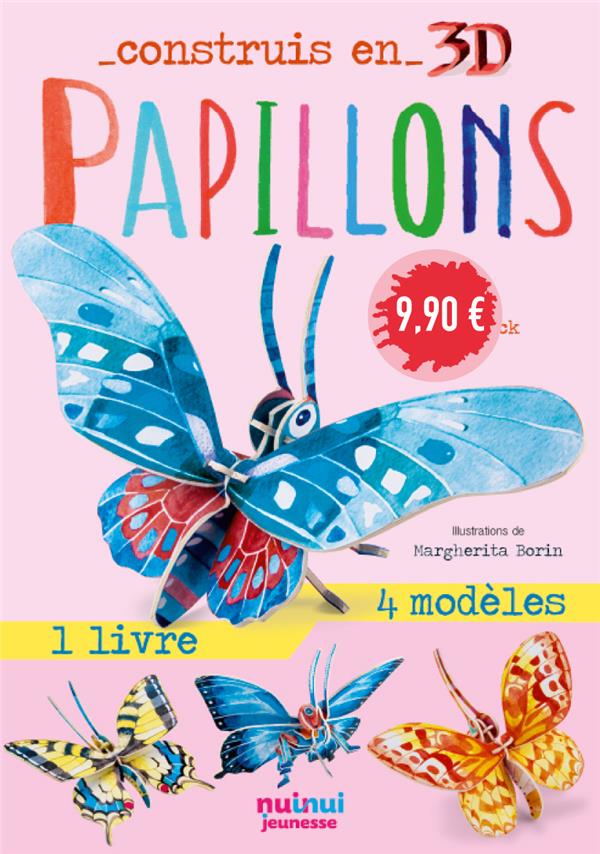 Construis en 3D : papillons - flash vidéo