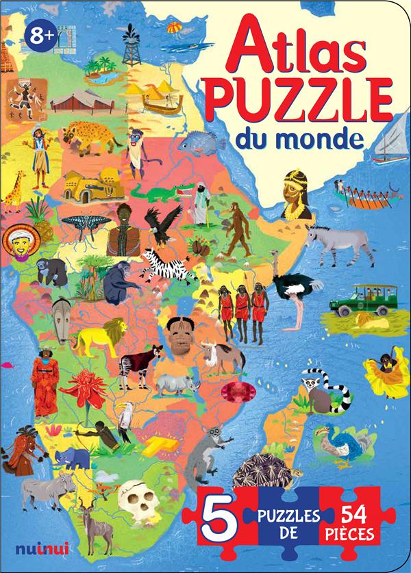 Atlas puzzle du monde - flash vidéo
