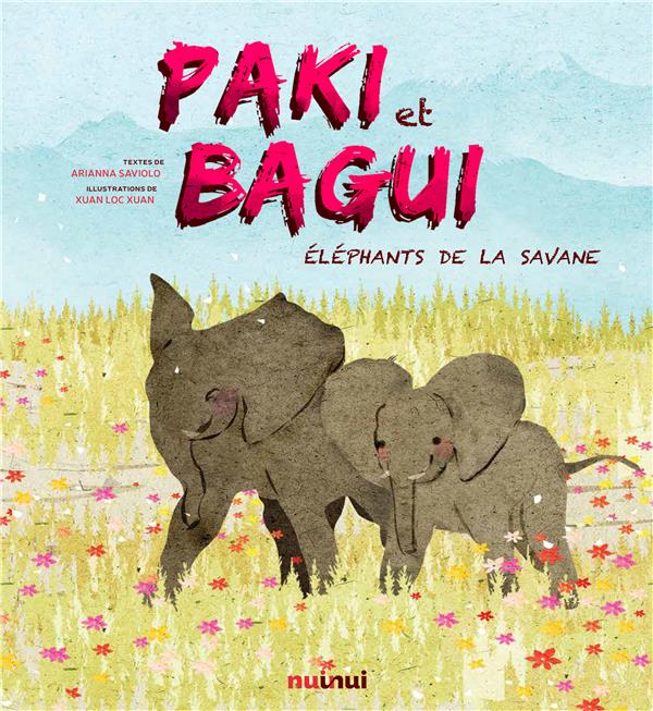 Paki et Bagui ; éléphants de la savane - flash vidéo