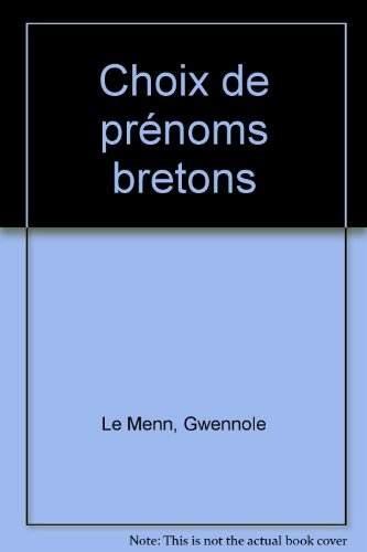 Choix de prenoms bretons