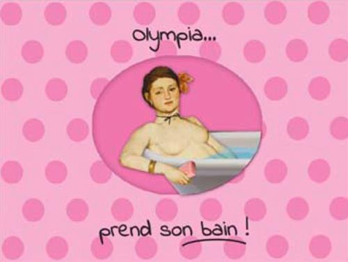Olympia prend son bain - flash vidéo