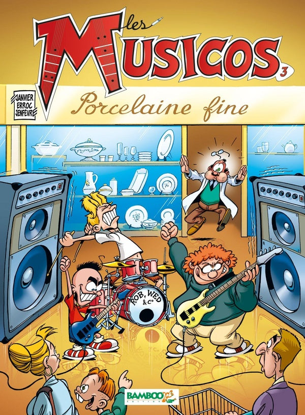 Les musicos Tome 3 ; porcelaine fine