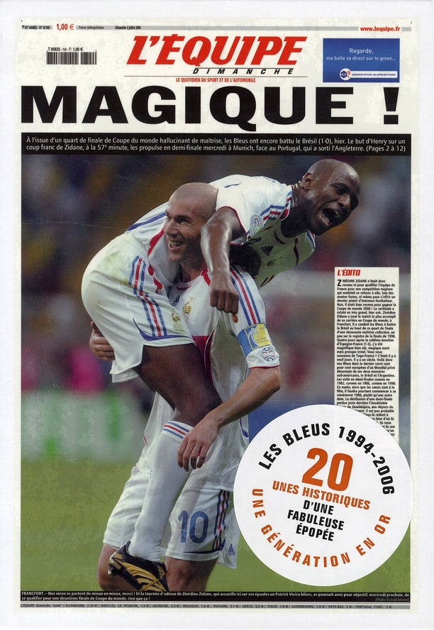 Les bleus 1994-2006 ; une génération en or
