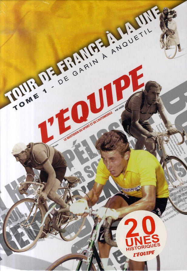 Tour de france à la une Tome 1 ; de garin à anquetil ; coffret 20 unes historiques