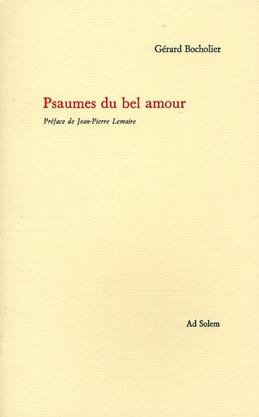 Psaumes du bel amour