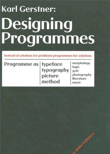 Karl gerstner designing programmes