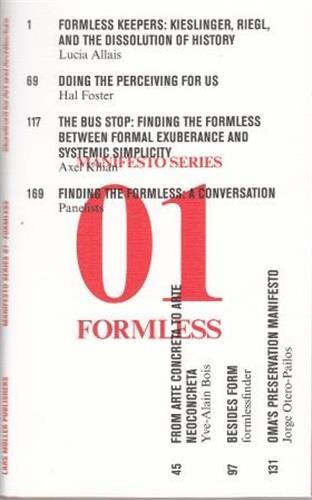 Manifesto series 01formless