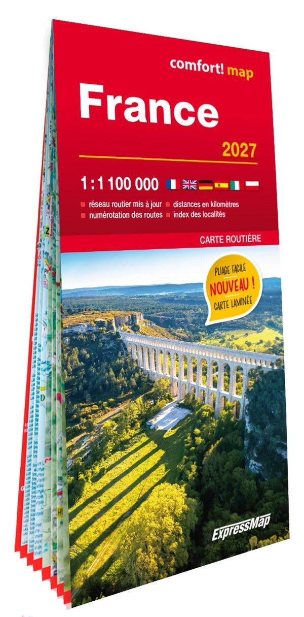 France 1/1.100.000 (carte grand format laminée) (édition 2027)
