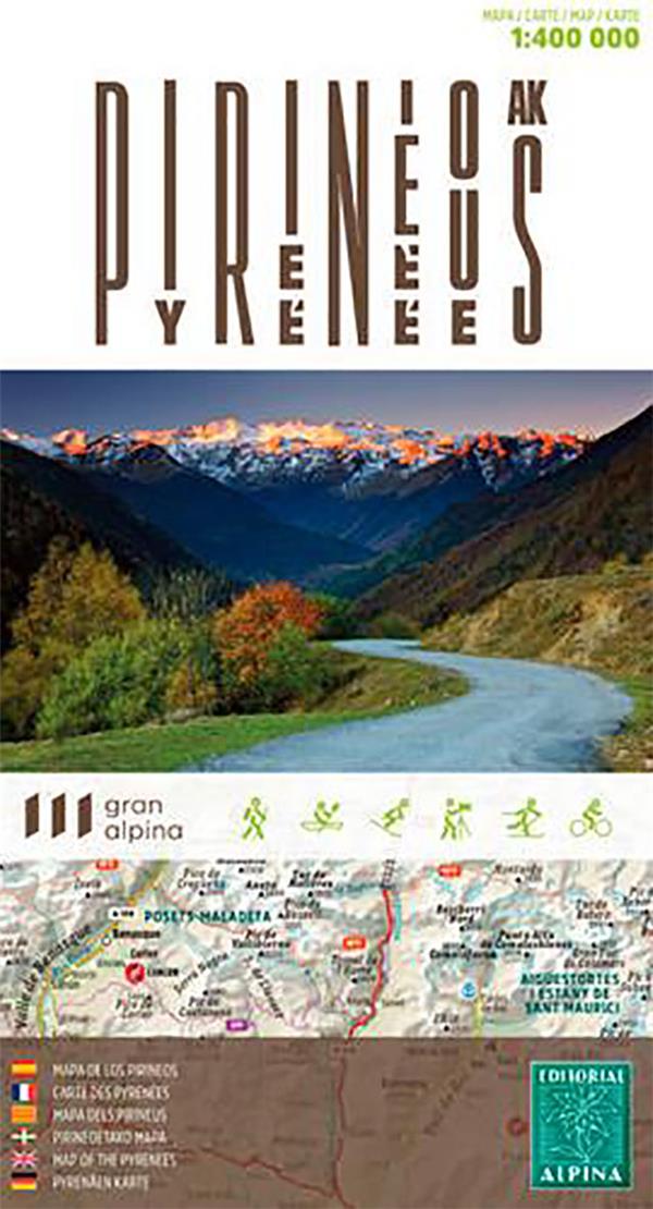 Carte des Pyrénées - flash vidéo