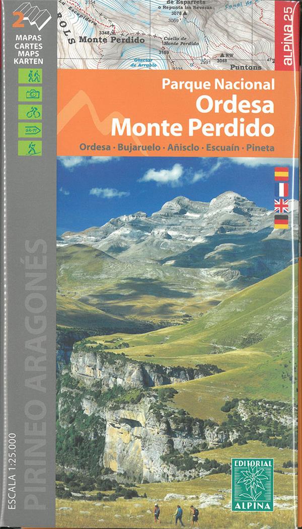 Parque nacional de ordesa y monte perdido (2 carte - flash vidéo