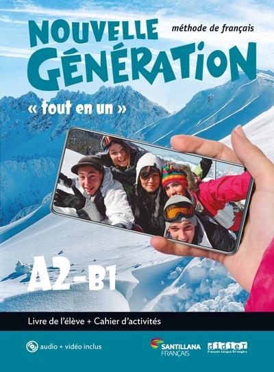 Nouvelle generation a2 -b1 - livre + cahier + cd mp3 + dvd