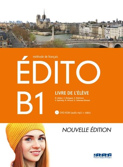 Edito b1 code santillana 2018 - livre + dvd