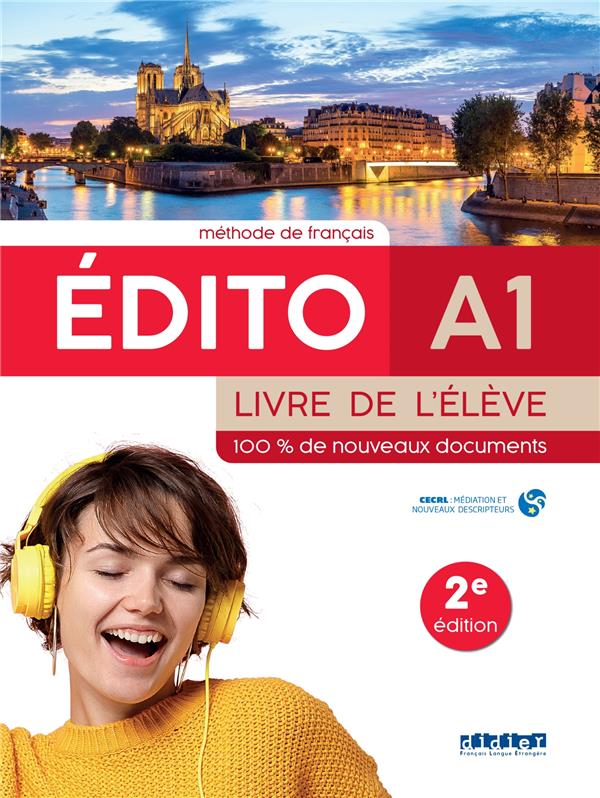 Edito A1 - 2e edition: Livre de l'eleve + didierfle.app SANTILLANA