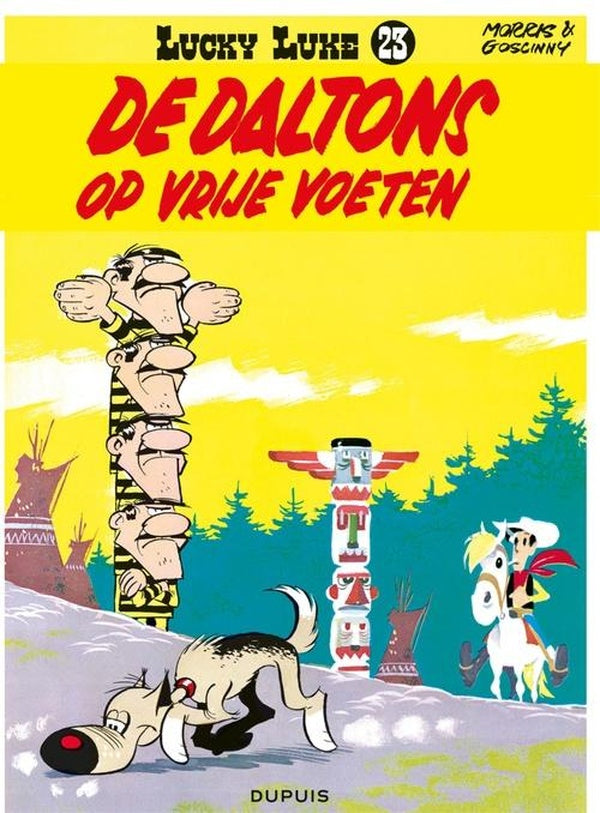Lucky Luke Tome 23 : de Daltons op vrije voeten