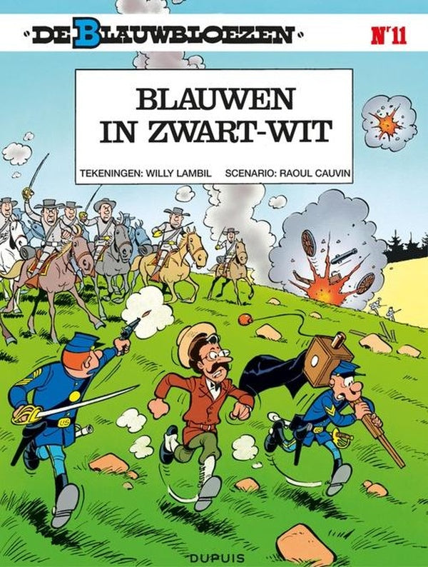 Blauwen in zwart-wit