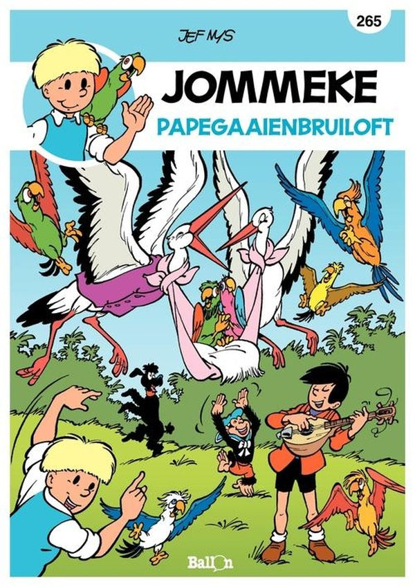 Jommeke strip t265 de papegaaienbruiloft 265