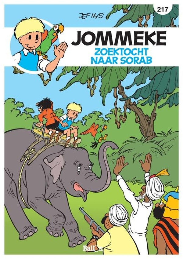 Jommeke strip t.217 zoekocht naar sorab