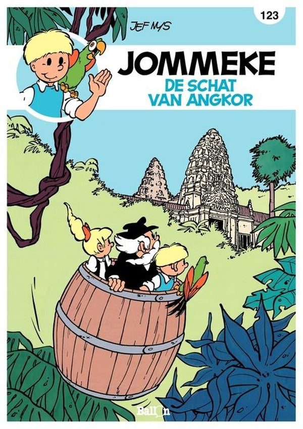 Jommeke strip t.123 de schaat van angkor 123