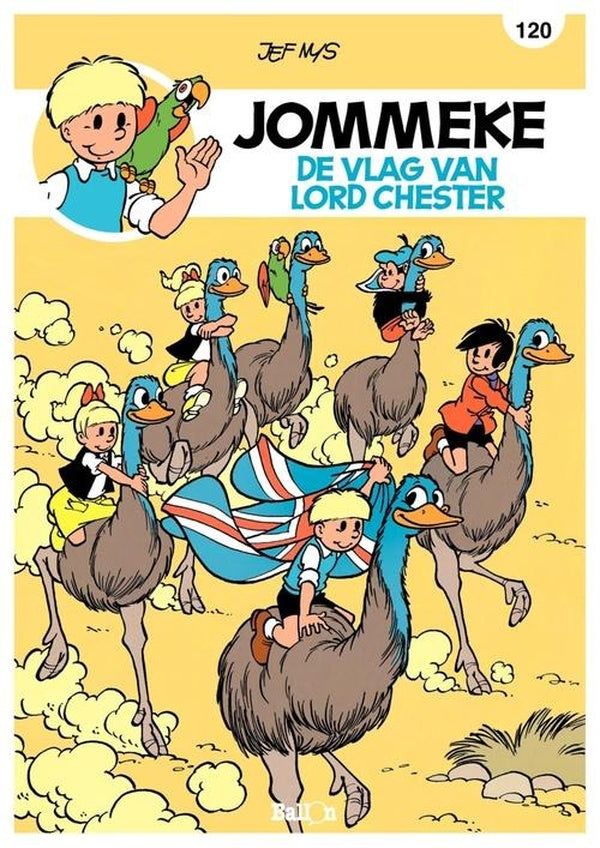 Jommeke strip t.120 de vlag van lord chester 120