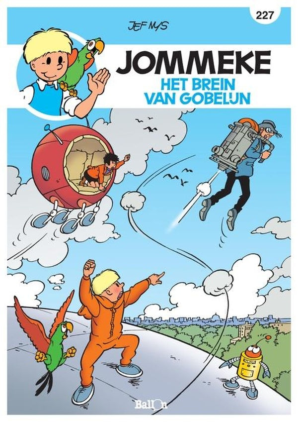 Jommeke strip t.227 het brein van gobelijn : 227