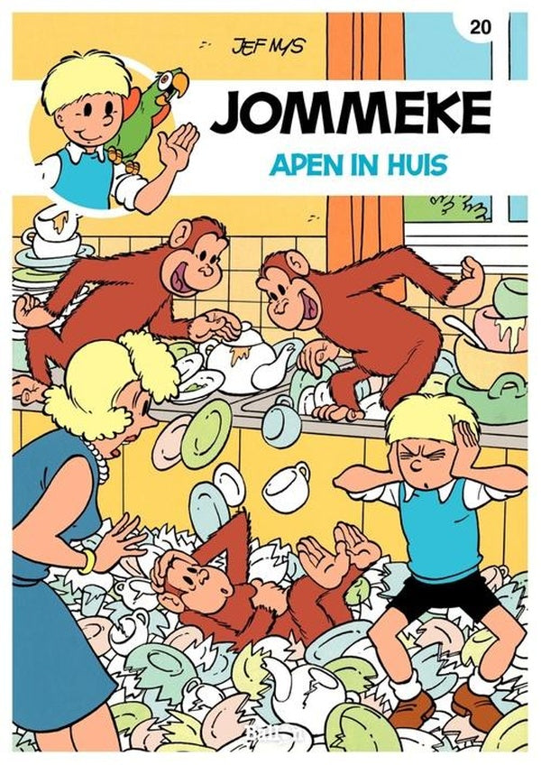 Jommeke strip t20 apen in huis 20