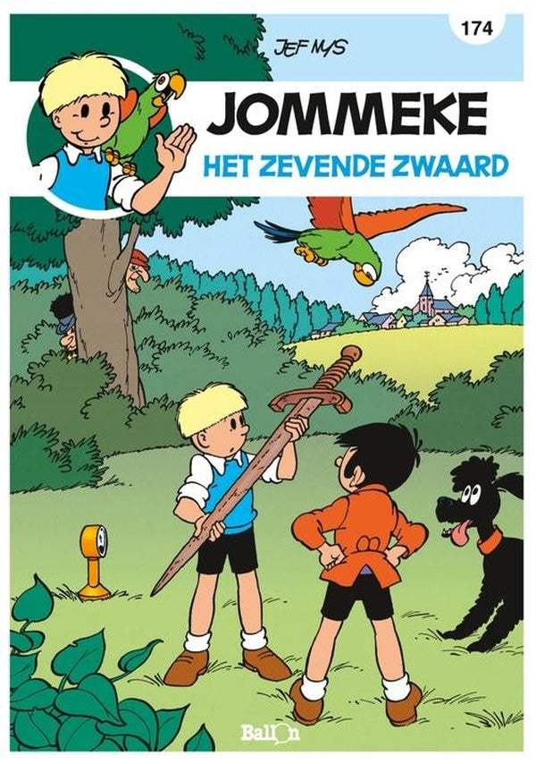 Jommeke strip t.174 het zevende zwaard 174