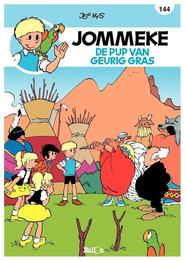 Jommeke strip t.144 de pijp van geurig gras 144