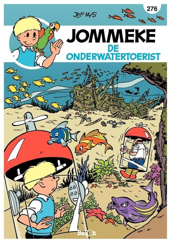 Jommeke strip t.276 de onderwatertoerist 276