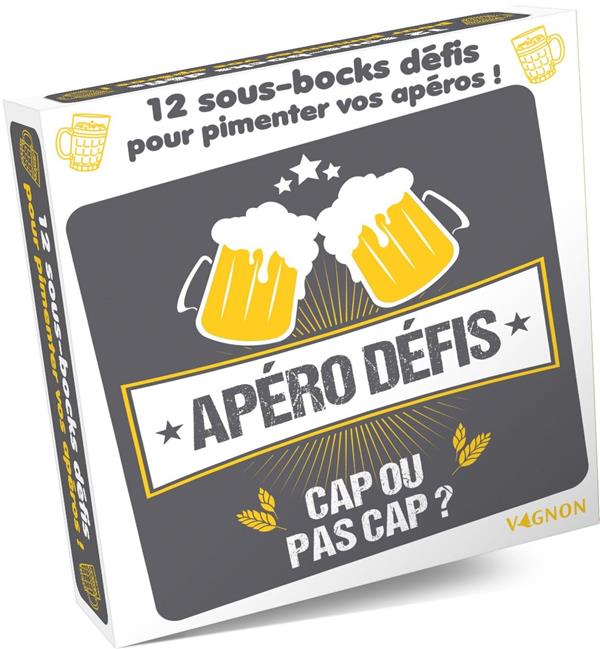Apéro défis : cap ou pas cap ? 12 sous-bocks défis pour pimenter vos apéros ! - flash vidéo