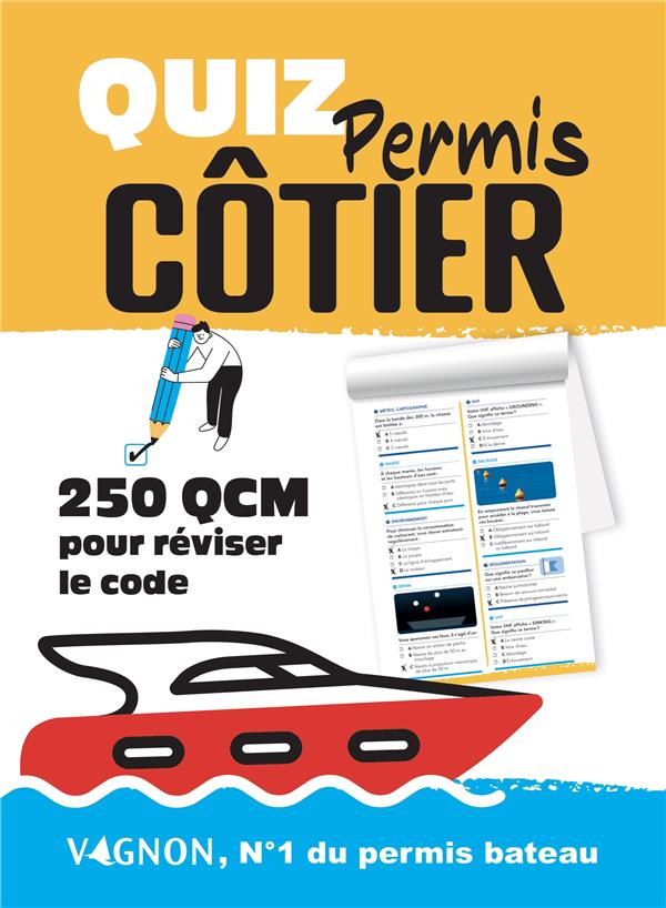 Quiz permis côtier : 250 QCM pour réviser le code (édition 2024) - flash vidéo