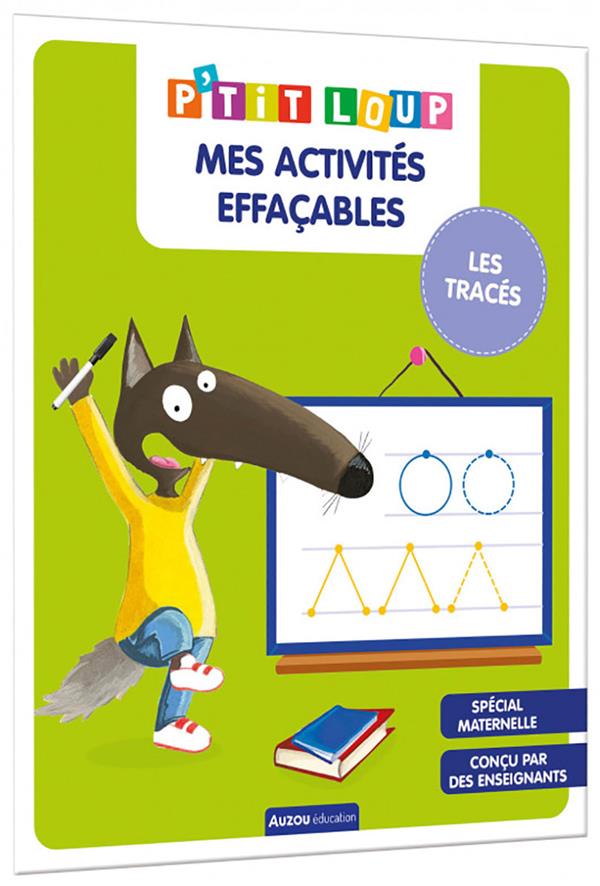 P'tit Loup ; mes activités effaçables ; les tracés - flash vidéo