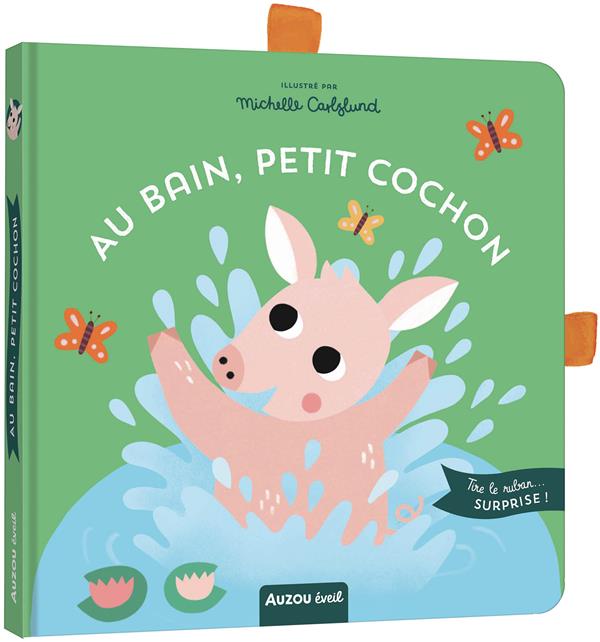 Au bain, petit cochon ; tire le ruban... surprise ! - flash vidéo
