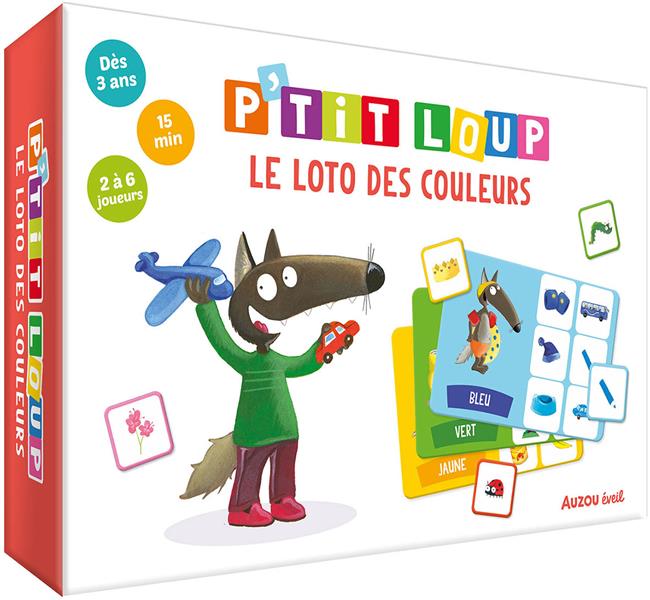 P'tits jeux : P'tit Loup : le loto des couleurs - flash vidéo