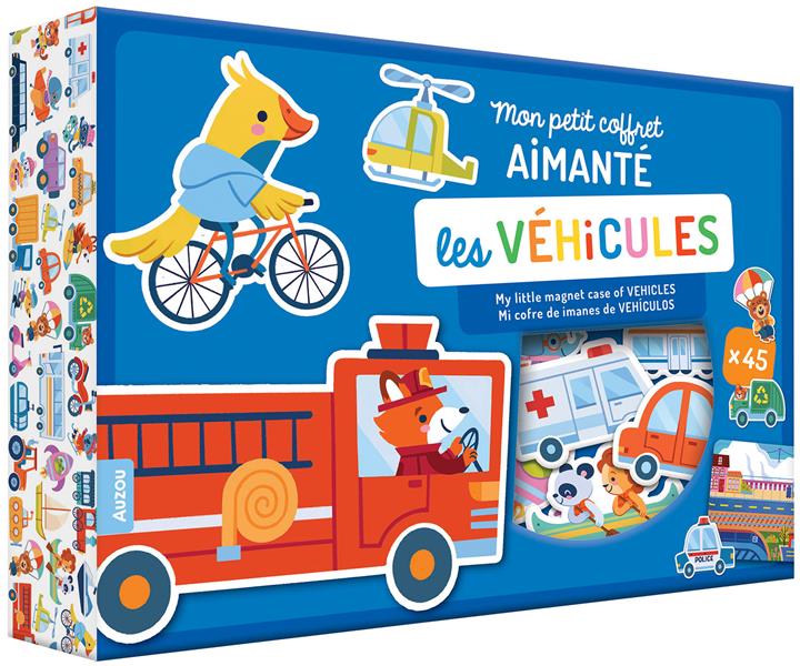 Mon petit coffret aimanté : les véhicules - flash vidéo