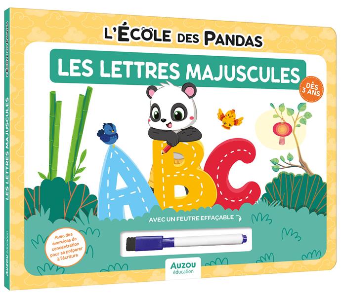 L'école des pandas : les lettres majuscules - flash vidéo