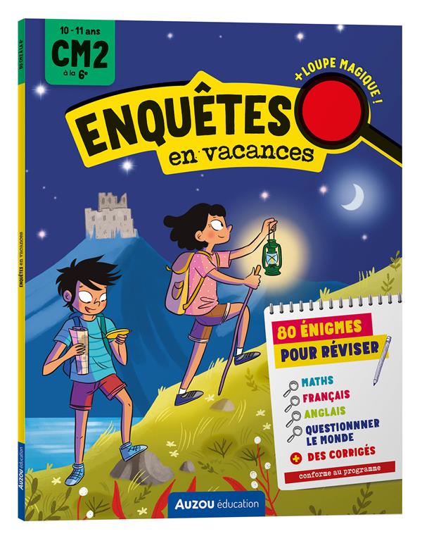 Cahier de vacances : Enquêtes en vacances ; du CM2 à la 6e - flash vidéo