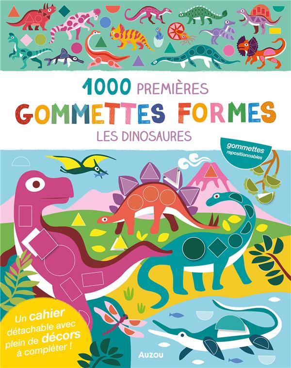 1000 premières gommettes formes : Les dinosaures - flash vidéo