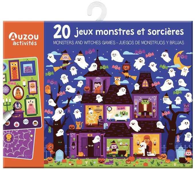 Ma pochette de jeux : 20 jeux : monstres et sorcières - flash vidéo
