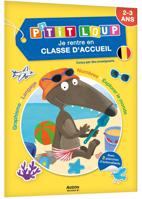 Cahier de vacances : je rentre en classe d'accueil avec P'tit Loup - flash vidéo
