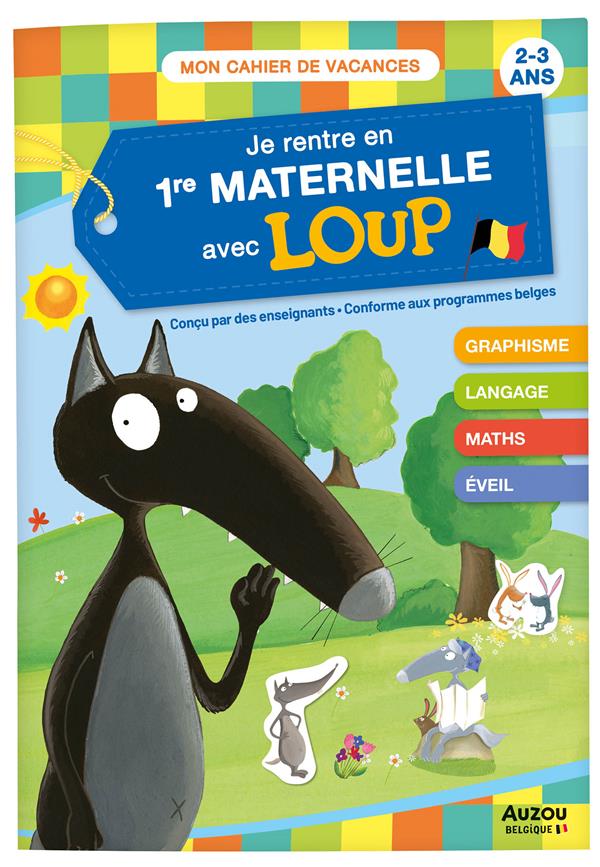 Cahier de vacances : je rentre en 1re maternelle avec Loup - flash vidéo