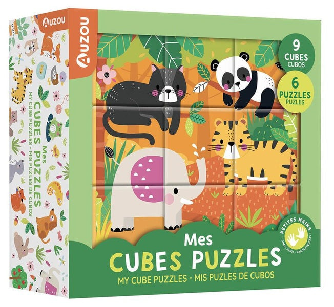 Mes cubes puzzle : animaux mignons - flash vidéo