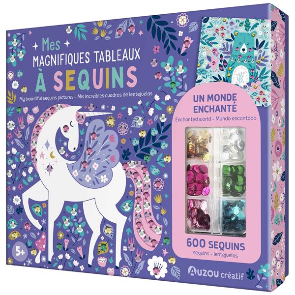 Mes magnifiques tableaux à sequins - flash vidéo
