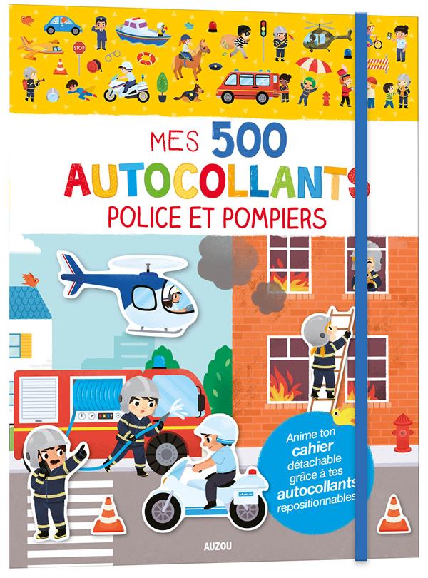 Mes 500 autocollants : police et pompiers - flash vidéo