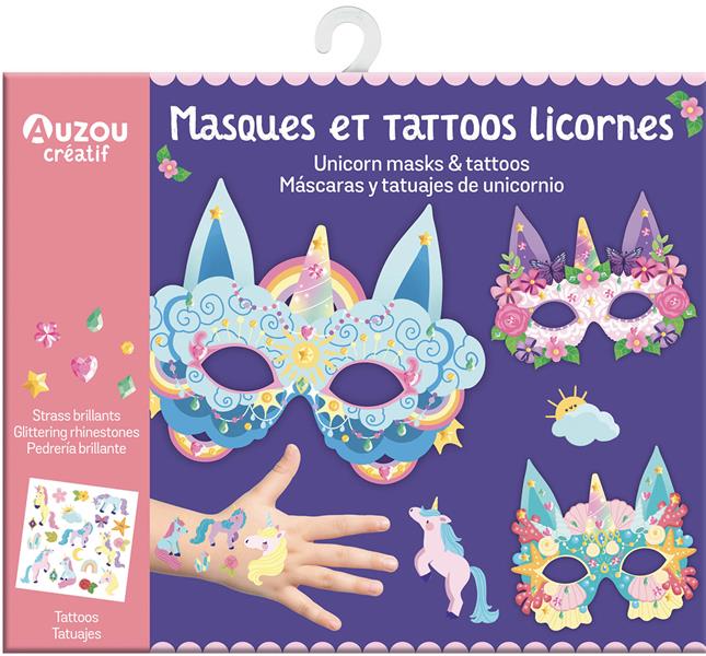 Masques et tattoos licornes - flash vidéo