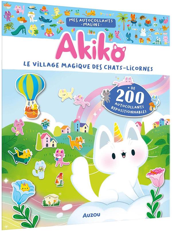 Mes autocollants malins : Akiko : Le village magique des chat-licornes - flash vidéo