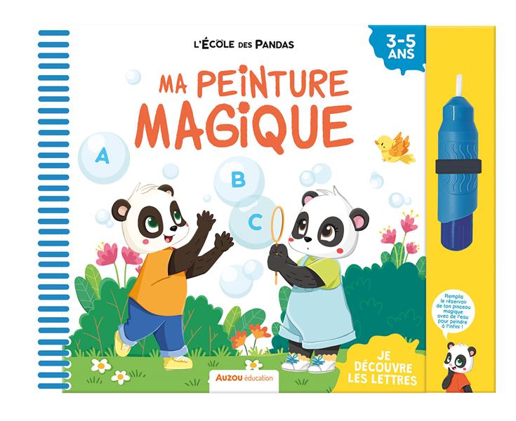 L'école des pandas ; Ma peinture magique : Les lettres - flash vidéo