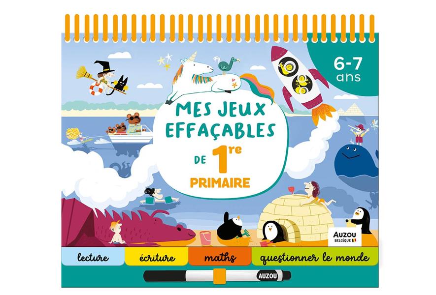 Mes jeux effaçables de 1re primaire - flash vidéo