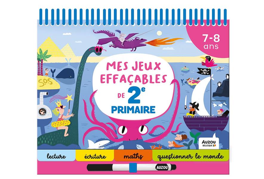 Mes jeux effaçables de 2e primaire - flash vidéo